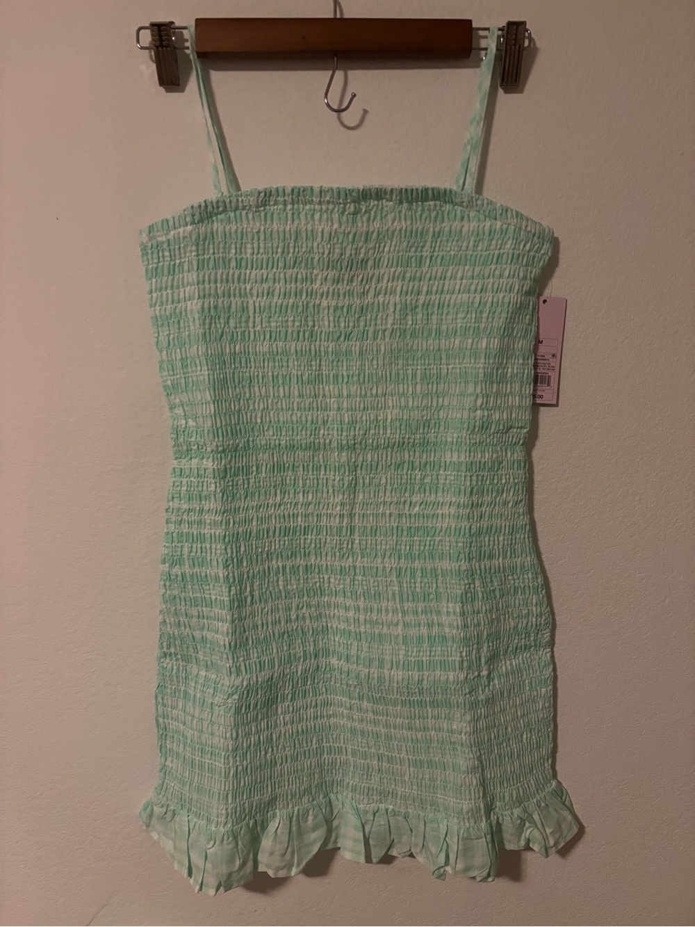 wild fable Light Mint Smocked Sundress with Straps